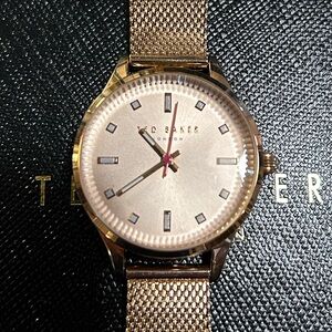 Ted Baker Watch with 30mm RoseGold Face & RoseGold MeshBracelet